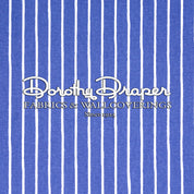 Windsor Stripe Shoys Hanne Blue Fabric