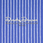 Windsor Stripe Shoys Hanne Blue Fabric