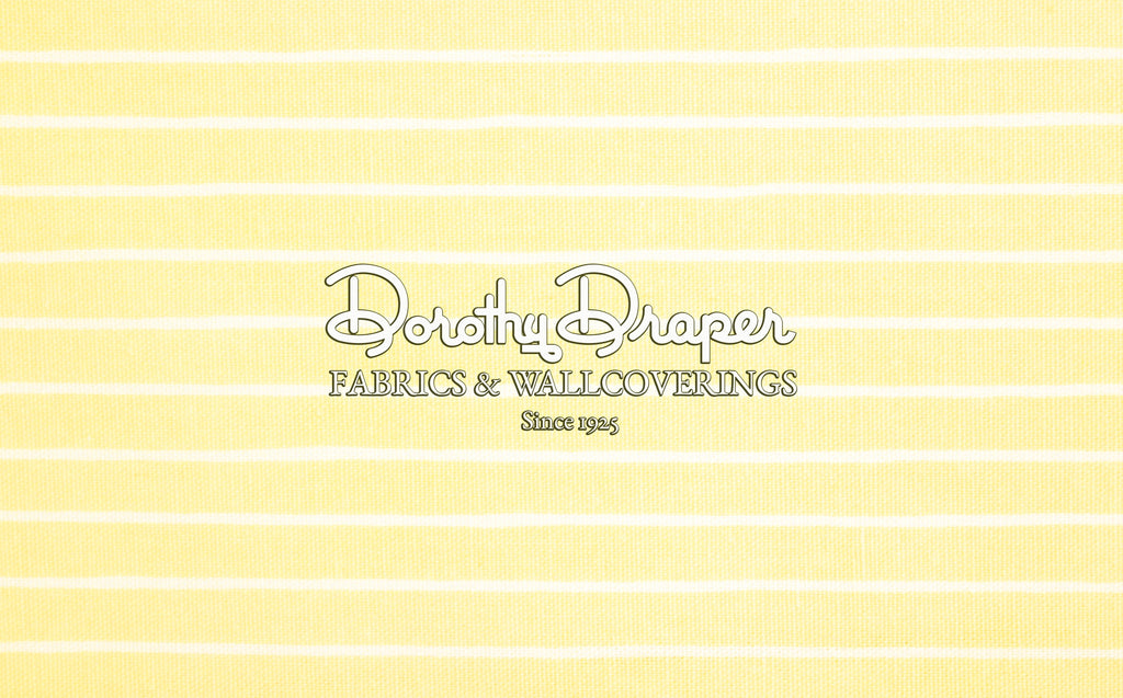 Windsor Stripe St. Croix Yellow Fabric