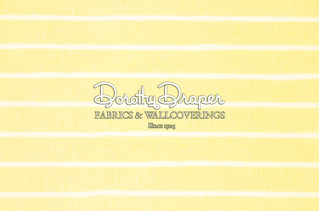 Windsor Stripe St. Croix Yellow Fabric